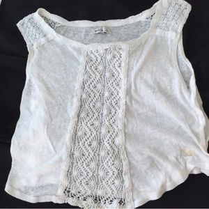 Abercrombie Kids crotchet detail t-shirt